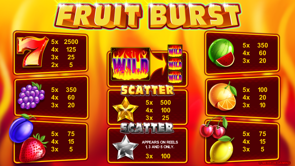 FruitBurst-Paytable