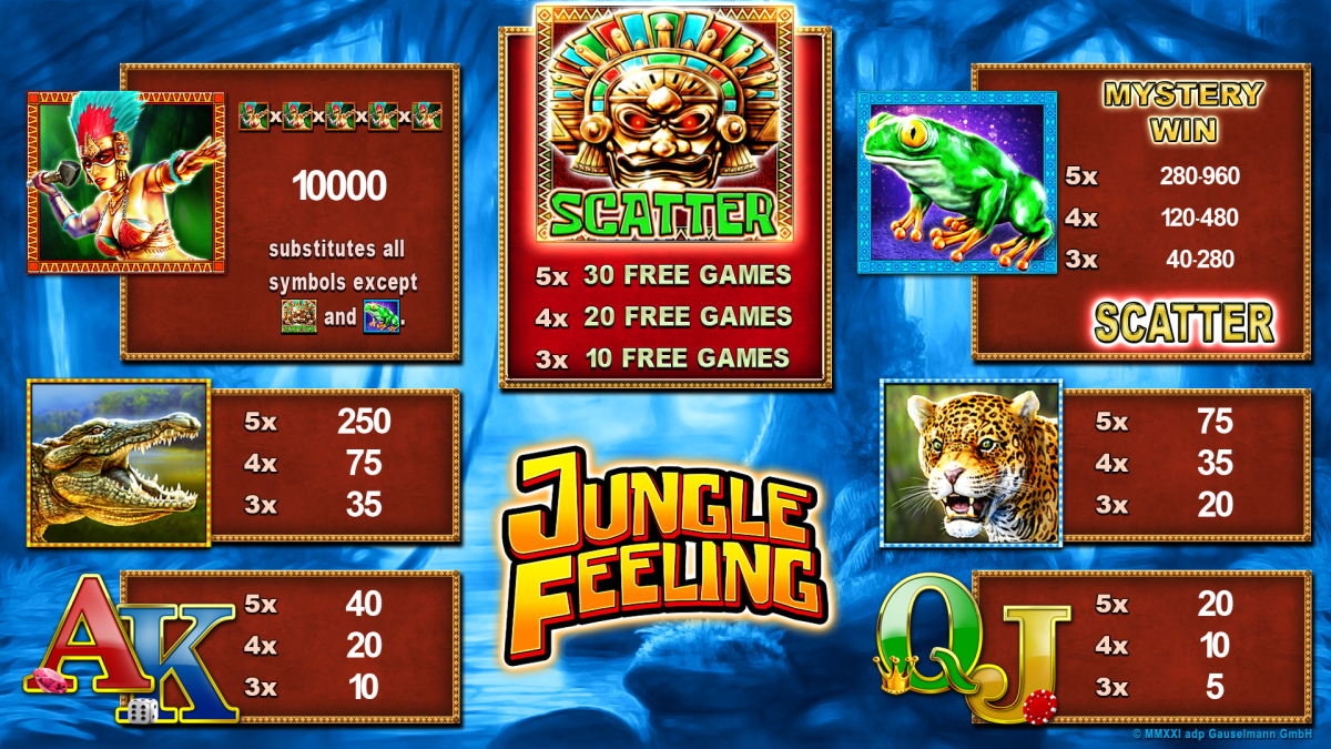 JungleFeeling-Paytable